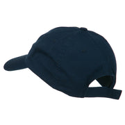 Outlined Dragon Embroidered Washed Cap