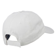 Outlined Dragon Embroidered Washed Cap