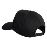 USS Ranger CV 61 Blue Patched Solid Cotton Twill 5 Panel Prostyle Snap Cap - Black OSFM