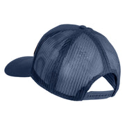 1st Infantry Division The Big Red One Patched Solid Cotton Twill Mesh Prostyle Cap - Navy OSFM