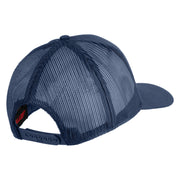 1st Infantry Division The Big Red One Patched Solid Cotton Twill Mesh Prostyle Cap - Navy OSFM