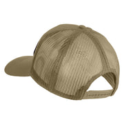 1st Infantry Division The Big Red One Patched Solid Cotton Twill Mesh Prostyle Cap - Khaki OSFM