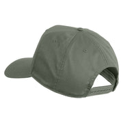 USS Ranger CV 61 Blue Patched Solid Cotton Twill 5 Panel Prostyle Snap Cap - Grey OSFM