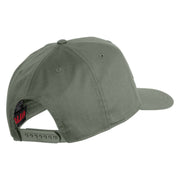 USS Ranger CV 61 Blue Patched Solid Cotton Twill 5 Panel Prostyle Snap Cap - Grey OSFM