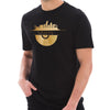 Golden Record Miami Graphic Design Short Sleeve Cotton Jersey T-Shirt