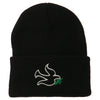 Dove Symbol Embroidered Long Beanie