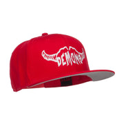 Demons Embroidered Cotton Snapback