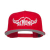 Demons Embroidered Cotton Snapback