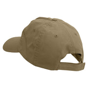 Woman US Army Veteran Embroidered Low Profile Dyed Cotton Twill Cap - Khaki OSFM