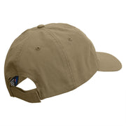 Woman US Army Veteran Embroidered Low Profile Dyed Cotton Twill Cap - Khaki OSFM