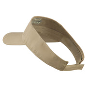 Diamond Embroidered Cotton Twill Sun Visor