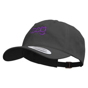 Dog and Cat Logo Dad Style Unstructured Low Profile 6 panel Cotton Cap - Black OSFM