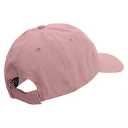 Woman US Army Veteran Embroidered Low Profile Dyed Cotton Twill Cap - Lt-Pink OSFM