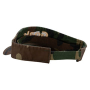 Goals Embroidered Military Visors - Camo OSFM