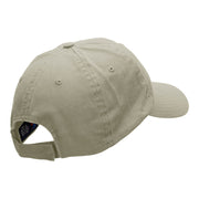 Mini Tribal Sun Embroidered Low Profile Dyed Cotton Twill Cap