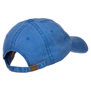 Dolphin Wild Animal Patched Washed Cotton Twill Cap