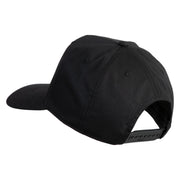 USS California CGN 36 Blue Patched Solid Cotton Twill 5 Panel Prostyle Snap Cap - Black OSFM