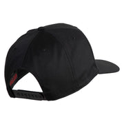 USS California CGN 36 Blue Patched Solid Cotton Twill 5 Panel Prostyle Snap Cap - Black OSFM