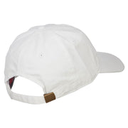 Dolphin Wild Animal Patched Washed Cotton Twill Cap