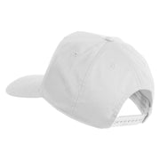 USS California CGN 36 Blue Patched Solid Cotton Twill 5 Panel Prostyle Snap Cap - White OSFM