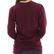 Be The Sunshine Graphic Long Sleeve Crewneck Tee - Burgundy XS