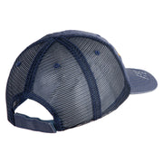 USSF Gold Letter Embroidered Low Profile Special Cotton Mesh Cap - Navy OSFM