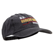 US Korean War Veteran Cotton Twill Premium Pigment Dyed Cap - Black OSFM