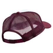 Food Fest Embroidered Foam Panel Mesh Snapback - Maroon-White OSFM