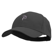 Goat Animal Embroidered Low Profile Structured Cap - Black OSFM