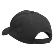 Goat Animal Embroidered Low Profile Structured Cap - Black OSFM