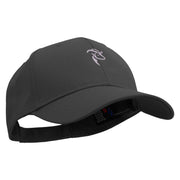 Goat Animal Embroidered Low Profile Structured Cap - Black OSFM