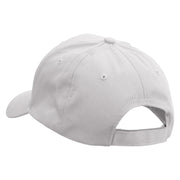 Goat Animal Embroidered Low Profile Structured Cap - White OSFM