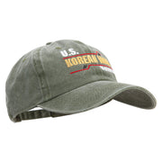 US Korean War Veteran Cotton Twill Premium Pigment Dyed Cap - Olive OSFM