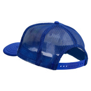 Food Fest Embroidered Foam Panel Mesh Snapback - Royal-White OSFM