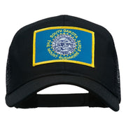 South Dakota Flag Patched Mesh Cap