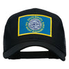 South Dakota Flag Patched Mesh Cap