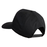 USS Cape Cod AD 43 Patched Solid Cotton Twill 5 Panel Prostyle Snap Cap - Black OSFM