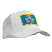 South Dakota Flag Patched Mesh Cap