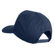 USS Cape Cod AD 43 Patched Solid Cotton Twill 5 Panel Prostyle Snap Cap - Navy OSFM