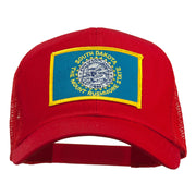 South Dakota Flag Patched Mesh Cap