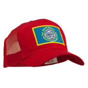 South Dakota Flag Patched Mesh Cap