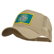 South Dakota Flag Patched Mesh Cap