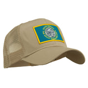 South Dakota Flag Patched Mesh Cap