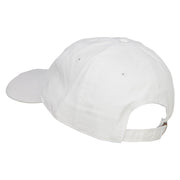 Dolphins Outline Embroidered Washed Cotton Cap