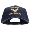 United States Army Aviation Embroidered Six Panels Pro Style Cap - Navy OSFM