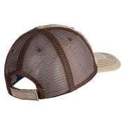 U.S. Air Force Roundel Embroidered Low Profile Special Cotton Mesh Cap - Khaki-Brown OSFM
