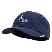 Berlin Skyline Embroidered Low Profile Dyed Cotton Twill Cap - Navy OSFM