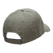 Hot Air Balloon Embroidered Low Profile Dyed Cotton Twill Cap