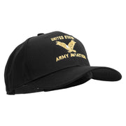 United States Army Aviation Embroidered Six Panels Pro Style Cap - Black OSFM