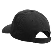 Berlin Skyline Embroidered Low Profile Dyed Cotton Twill Cap - Black OSFM